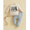(6-12 Months, Beige) Φθινοπωρινά ρούχα για παντελόνια αλόγου 12