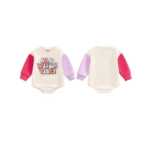 (6-12 Months, White) Φούτερ με κουκούλα σχέδιο γραμμάτων 1