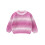 (12-18 Months, Pink) Πουλόβερ νήπια ντεγκραντέ ριμπ πλεκτό 1