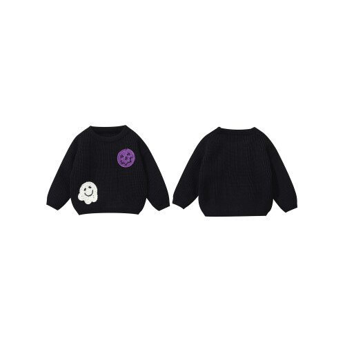 (6-9 Months, Black) Μωρό πουλόβερ αποκριών, και αγόρια 1