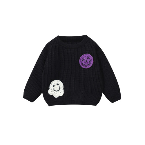 (18-24 Months, Black) Μωρό πουλόβερ αποκριών, και αγόρια