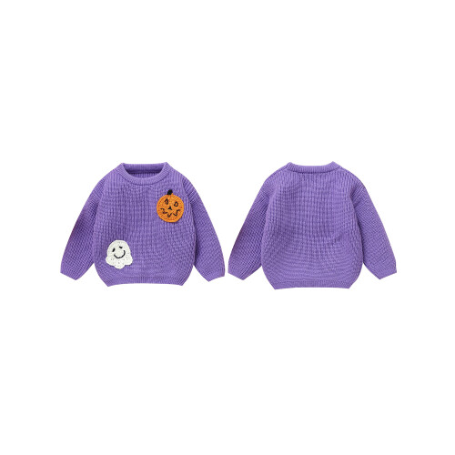 (9-12 Months, Purple) Μωρό πουλόβερ αποκριών, και αγόρια 1