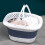 FRCOLOR Organization Collapsible Laundry Basket Foldable Convenient 6