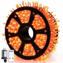 600 LED-lichtsnoeren in warm wit – 51 meter, waterdicht,