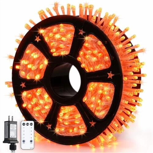 600 LED-lichtsnoeren in warm wit – 51 meter, waterdicht,