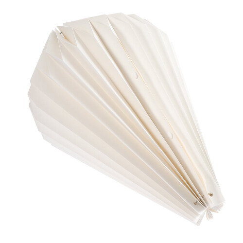 2Count Πτυσσόμενα Φανάρια Origami, Σκίαστρα για Επιδαπέδιο Λευκό Αμπαζούρ 2