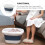 FRCOLOR Organization Collapsible Laundry Basket Foldable Convenient 5