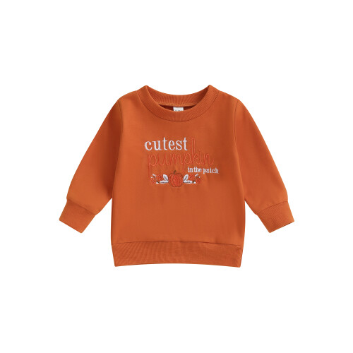 (12-18 Months, Orange) Μικρά αγόρια Halloween O κολοκύθας