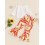 (18-24 Months, Orange) Ensemble 2 pièces à fleurs. 6
