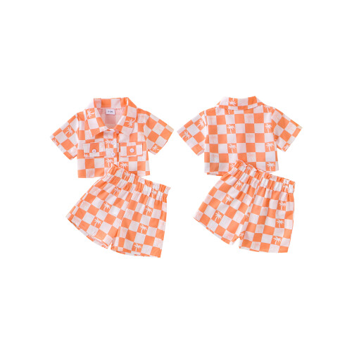 (18-24 Months, Orange) Καλοκαιρινά ρούχα για και λάστιχο. 1