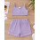 (18-24 Months, Purple) Καλοκαιρινά ρούχα μωρών με λάστιχο. 2