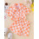 (18-24 Months, Orange) Καλοκαιρινά ρούχα για και λάστιχο. 4