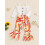 (12-18 Months, Orange) Ensemble 2 pièces à fleurs. 4