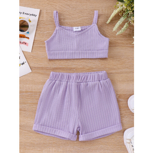 (6-9 Months, Purple) Καλοκαιρινά ρούχα μωρών με λάστιχο. 1