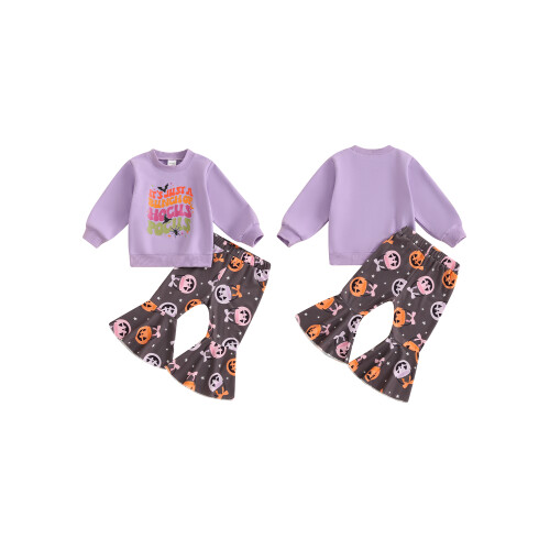 (2-3 Years, Purple) Ensemble 2 pièces pour Halloween. 1
