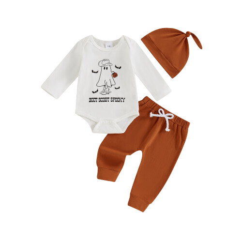 (6-12 Months, White) Στολή για μωρά μακριά μανίκια.