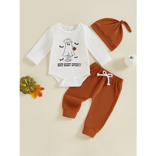 (6-12 Months, White) Στολή για μωρά μακριά μανίκια. 2