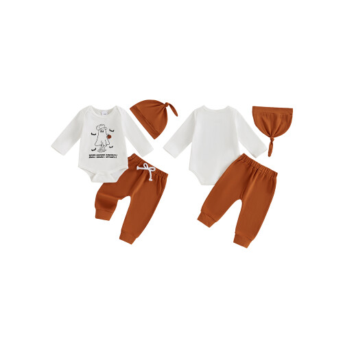 (6-12 Months, White) Στολή για μωρά μακριά μανίκια. 1