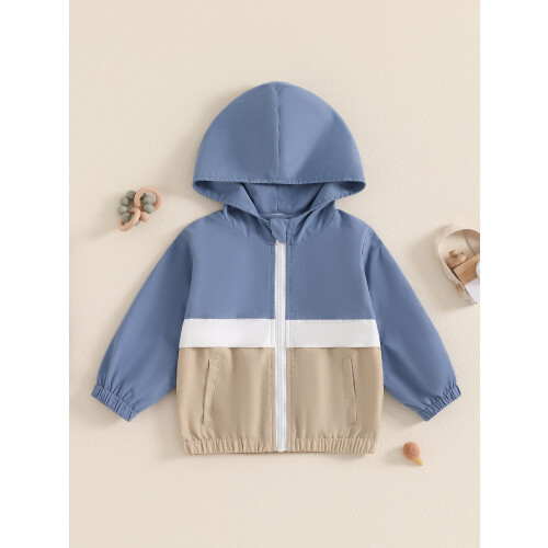 (18-24 Months, Blue) Φούτερ με κουκούλα μωρουδιακά ρούχα 2