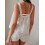 (S, White) Γυναικείο σετ πιτζαμών σορτς Cami 6