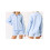 (XL, Blue) Γυναικείο Casual Σετ Καλοκαιρινά Ρούχα 2