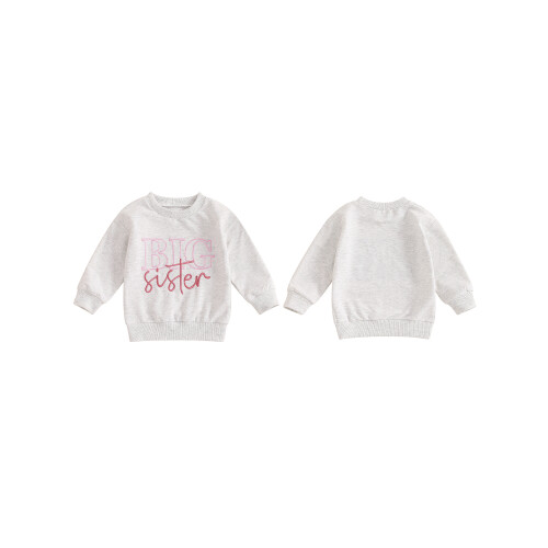 (5-6Y, Pink) Sweatshirts für Kleinkinder, Ärmel, Herbstpullover 1