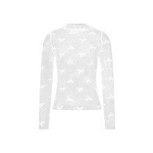 (S, White) T-shirts longs transparents à bretelles.