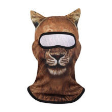 Kukla Amleso Animal Balaclava Face Balaclava Lyže na outdoorové športy Lezenie Letný lev