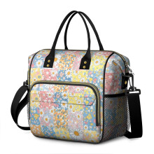Boîte à lunch isotherme et étanche Pioneer Flower à motif floral pour femme, idéale pour le travail, la plage, les voyages, les pique-niques et