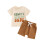 (18-24 Months, Khaki) Καλοκαιρινά ρούχα μωρών κοντομάνικο μπλουζάκι. 1