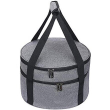 Boîte isotherme pour plats à four avec couvercle et poignée, 32 cm (12,5 pouces), compatible avec le transport de tartes/pizzas, pour aliments