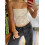 (M, White) Tops en dentelle été streetwear 4