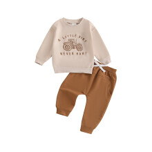 (18-24M, dark khaki) Ținute de toamnă copii mici