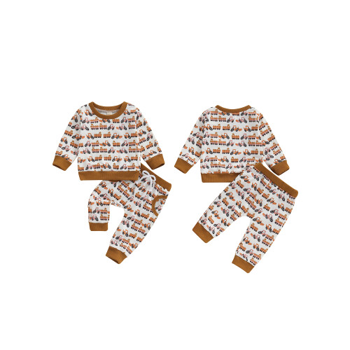 (12-18 Months, Brown) Ensemble 2 pièces pour Halloween. 1