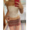 (M, White) Tops en dentelle été streetwear 6