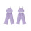 (18-24 Months, Purple) Στολή για κορίτσια, καλοκαιρινά σετ 2