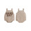 (3-6 Months, Beige) Rompers do Chailíní Éadaí Samhraidh 11