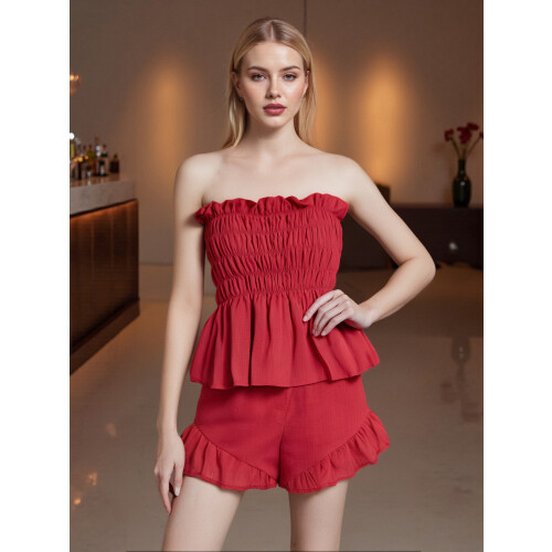 (L, Red) Conjunto de 2 y verano. 2