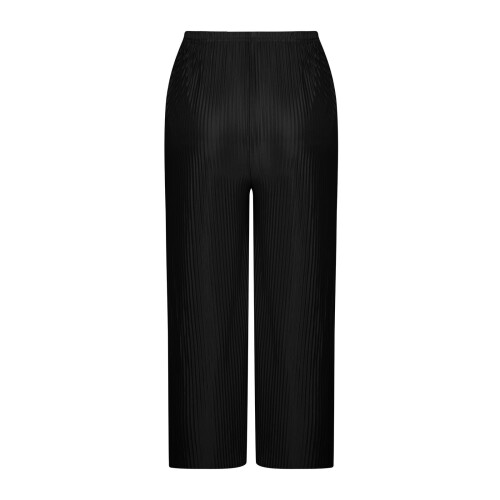 Pantalon décontracté pour femme en polyester uni - Taille élastique, 1