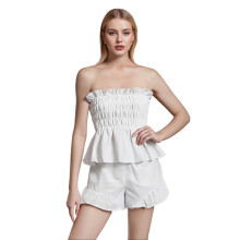 (L, White) Conjunto de 2 y verano.