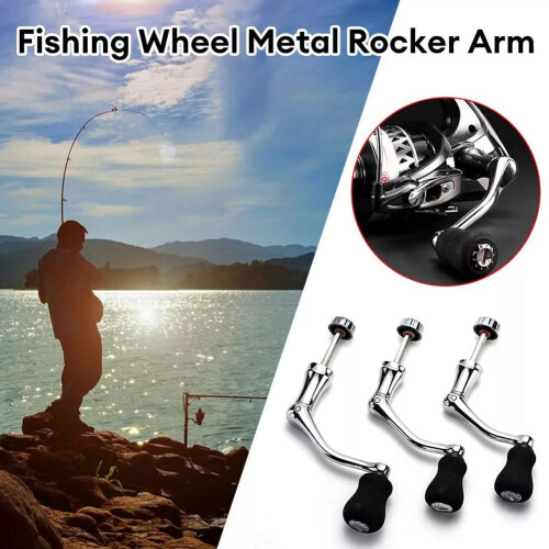 Fishing Reel Handle - Metal Replacement, for 1000-7000 Size Reels, Small/Medium/Large (Duplicate) 1