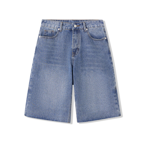 (XL, Blue) Short en jean les sorties.