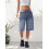 (XL, Blue) Short en jean les sorties. 4