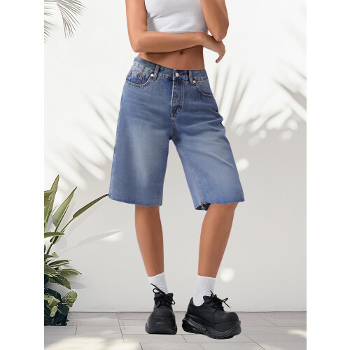 (L, Blue) Short en jean les sorties. 2