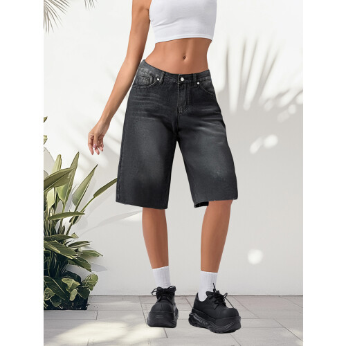 (S, Black) Short en jean les sorties. 2