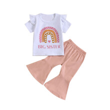(3-4 Years, Pink) Éadaí Samhraidh do 2 phíosa.