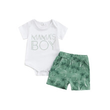 (12-18 Months, Green) 2-delige babyset voor en palmprint.