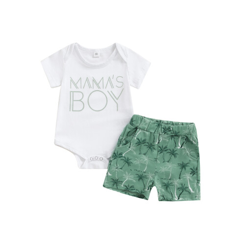(12-18 Months, Green) Σετ 2 τεμαχίων και φοίνικες