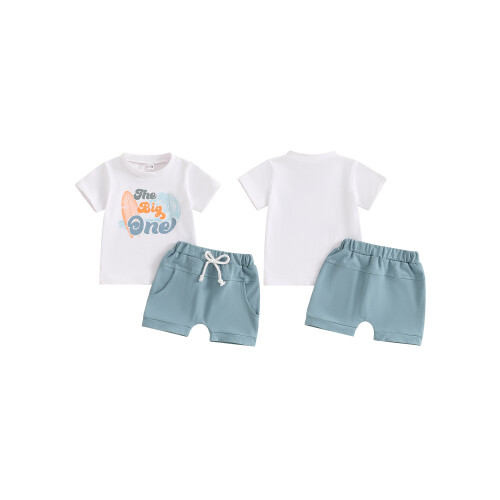(6-12 Months, White) Σετ ρούχων γενεθλίων καλοκαιρινά ρούχα 1