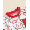 (0-6 Months, Red) Conjunto de shorts de verão. 6